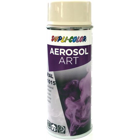 Dupli verf kleur Aerosol Art RAL 1015 licht ivoor glans 400ml