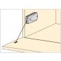 Swing deurmechanisme Microwinch 10 kg staal en kunststof grijs Emuca