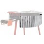 Kit paellero 50cm Garcima + paellera 55cm + soporte reforzado + paravientos ondulado Kabra