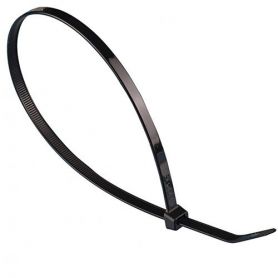 450x7.6 nylon negro flange saco 100 unidades
