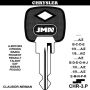 veículos chave CHRYSLER CHR-3P (saco de 10 peças) JMA