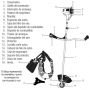 escova de gasolina cortador <span class="notranslate">Garland</span> MELHOR 521 G-V15