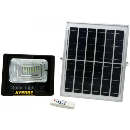 40W Solar 64 lâmpada LED com controle remoto