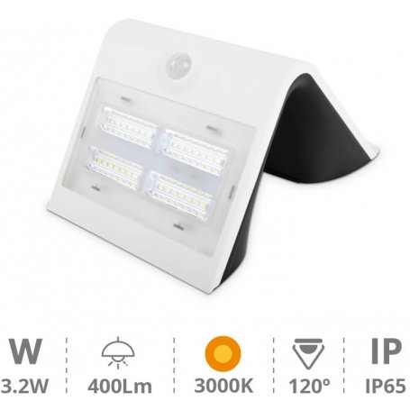 Aplicar sensor de movimento LED com crepúsculo branco 3,2W 3000K 4000lm GSC Evolução