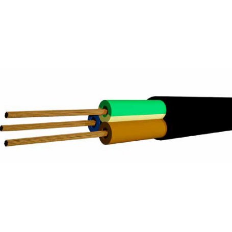 mangueira flexível preto 3x1.5mm 100 metros 0,5 KV GSC Evolução