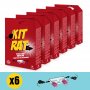 6 ratoeiras com fresca isca Rat Kit Novar