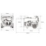 Gasolina gerador Genergy Astún-S 7000W 230V arranque manual