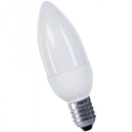 Ecohalógena lâmpada vela modelo T2 E27 7W luz quente Garza