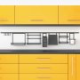 Perfil para pendurar acessórios de cozinha em alumínio e zamac Titane 110 centímetros antracite cinza Emuca