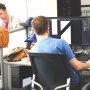 aço apoio computador cinza metálico Emuca