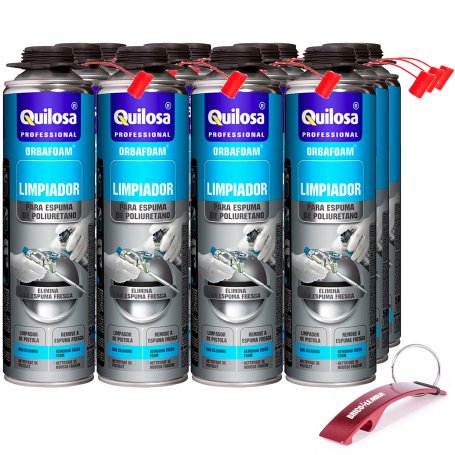 Poliuretano Espuma de limpeza 500ml caixa fresca Orbafoam 12 latas Quilosa
