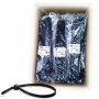 flange 450x7.6 preto caixa 25 sacos de 100 unidades / saco Kabra nylon dentada
