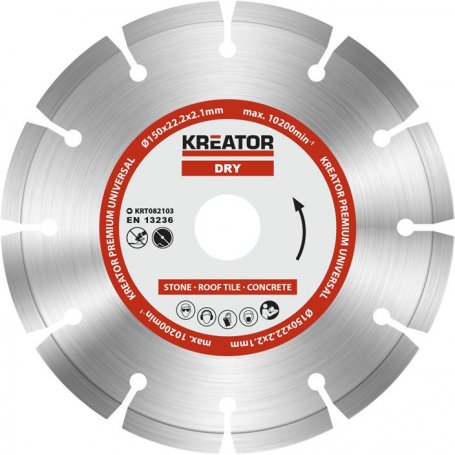 Ø150 disco de diamante prémio Kreator