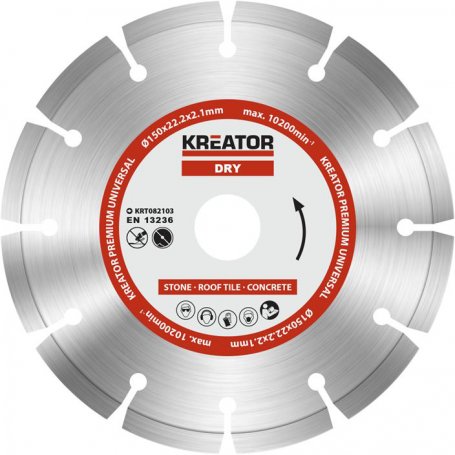 Ø150 disco de diamante prémio Kreator