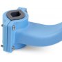 azul de plástico adaptador de barra de libertao de bloqueio vertical-horizontal Emuca