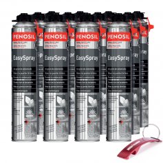 Espuma projetável Penosil caixa EasySpray 12 latas de 700 ml