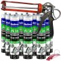 mastique poliuretano Kit SINTEX PU-50 selada-Cole 300ml caixa castanho cartuchos 12 unidades + gun extrusão difícil Quilosa