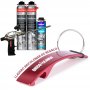 Arma de espuma Kit arma cartuchos C1 + 2 espuma projectável Penosil EasySpray 700 ml + 500 ml de líquido de limpeza de espuma de