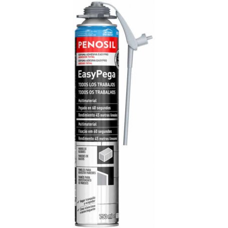 Espuma adesiva aplicador EasyPega cinzento 750ml Penosil