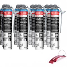 Espuma EasyPega aplicador de adesivo caixa 12 gray latas de 750 ml Penosil