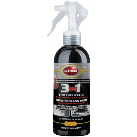 Autosol 3 en 1 para 250ml de aço inoxidável