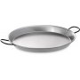 Panela de paella de aço polido valenciano 60cm Vaello La Valenciana