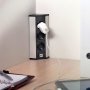 Tira multiconector V Dock anodizado mate de plástico e alumínio Emuca