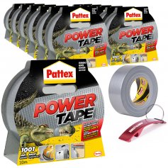 Caixa com 12 unidades de fita adesiva Pattex Power Tape Grey Henkel