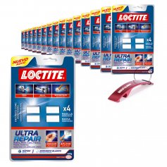 Caixa de massa para reparo Loctite Ultra Repair com 15 blisters de 4 dose única de 5gr Henkel