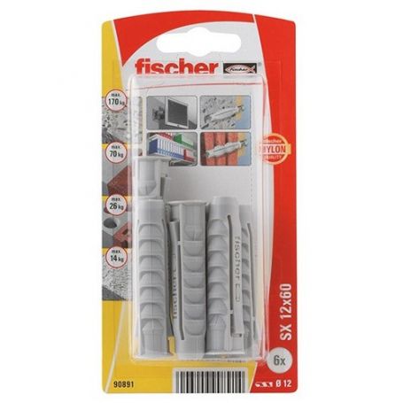 Taco Fischer SX 12x60 - Bliter 6 unidades