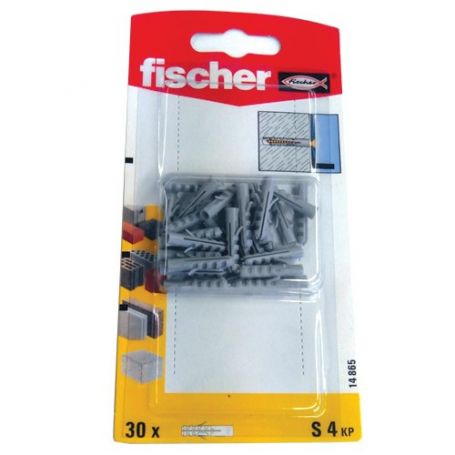 Taco Fischer S 4 milímetros - Blister 30 unidades