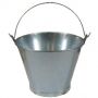 Conical galvanized bucket 14 liters smooth DEASA 260x350mm FCDB