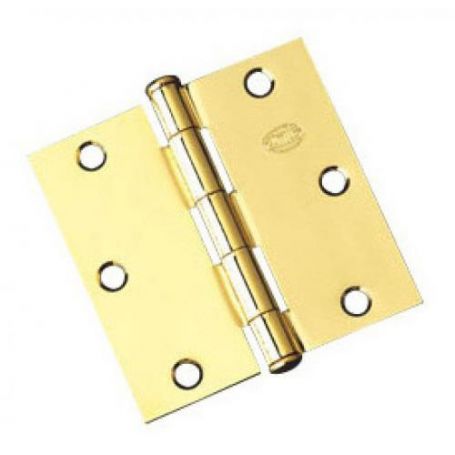 1010 76x76x1,6mm hinge model varnished brass (1 pair) Amig