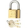 High security padlock Amig 150 50mm brass