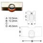 INASA wheel bearing small metal Cufesan