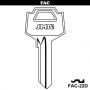 Serreta key group B FAC-22D model (box 50 units) JMA