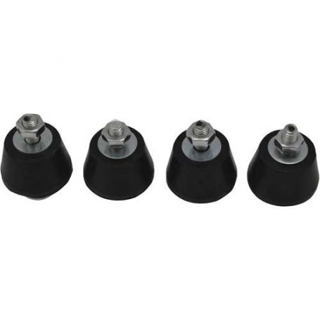 Shock absorbers supports up to 45kg. 4 - piece black Micel