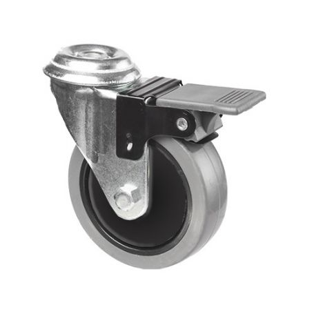 EML wheel for furniture 8mm and 60mm through - brake Series Mobile Cascoo