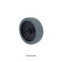 EML wheel for furniture 75mm with plate and brake Series Mobile Cascoo