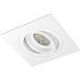 Recessed aluminum lined osc. 50mm square white ledinnova