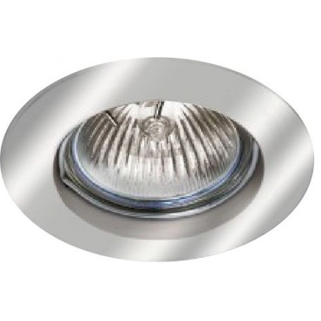 Fixed round recessed 50mm aluminum nickel ledinnova