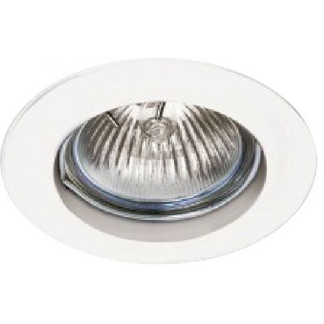 Fixed round recessed aluminum 50mm white ledinnova