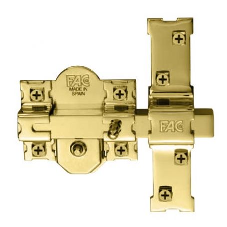 Latch 301-rp / 80 dorado (2 units) flat same key fac