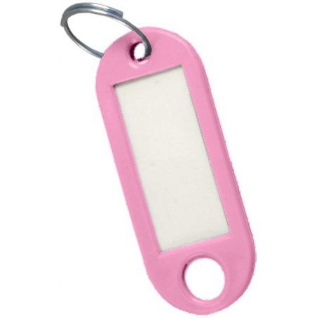 Key pink label holder (bag 50 units) cufesan