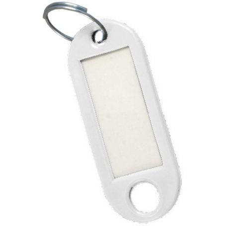 Key white label holder (bag 50 units) cufesan