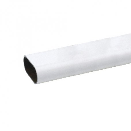 White aluminum bar cabinet 25x15mm 2 mt (9 und) bricotubo