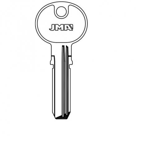 Brass safety key model TE-T60 (box 50 units) JMA