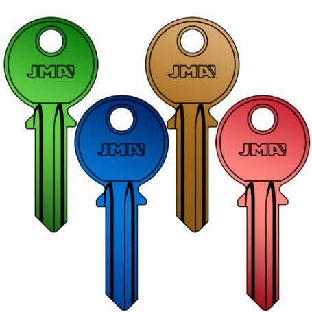 Key serreta AZ-1D aluminum assorted colors