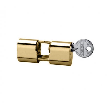 Nickel-plated brass key cylinder 5964/4040/3 right hand cvl