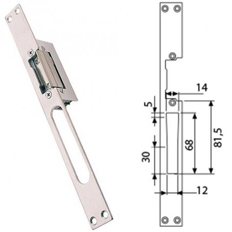 Electrical mortise lock with toggle lever 2210B, 2230 Tesa